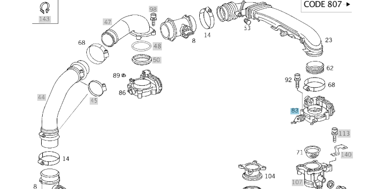 A0011410425 MERCEDES M111 ENGINE IDLE SPEED ACTUATOR VDO 408-228-110-002Z NEW