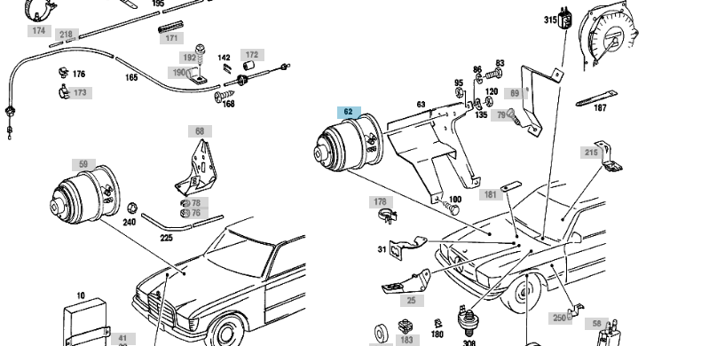 A0015450732 MERCEDES W107 W114 W115 W116 W123 CONTROL UNIT GENUINE NEW