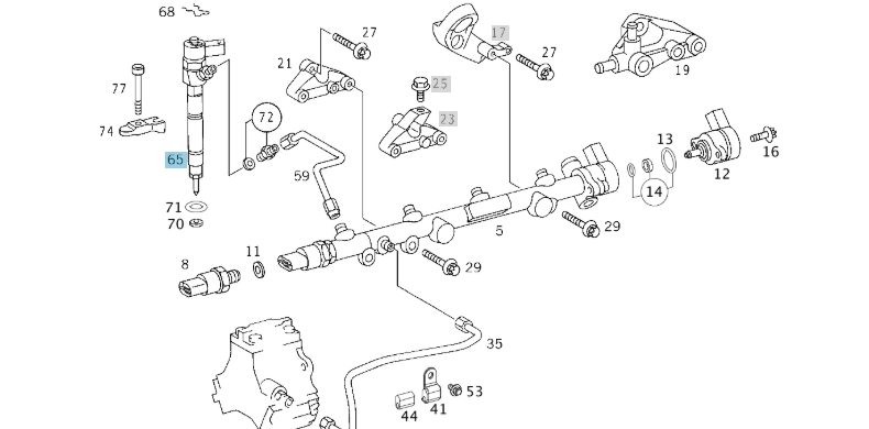 A0111549302 MERCEDES W203 ALTERNATOR BOSCH 0 124 515 212 NEW