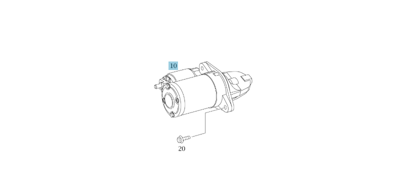 A1351510101 SMART 454 FORFOUR STARTER HELLA 8EA 738 258-341 NEW