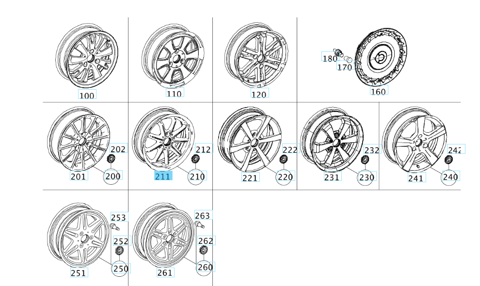 A4514011402 CA4L SMART 451 3-HOLE FRONT SPOKE WHEEL 4,5Jx15 GENUINE NEW