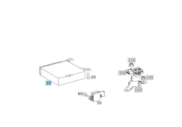 A4518201085 SMART 451 AIRBAG CONTROL UNIT GENUINE NEW