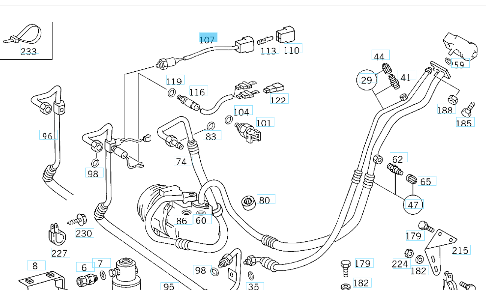 A6388200210 MERCEDES 405 638 949 SWITCH GENUINE NEW