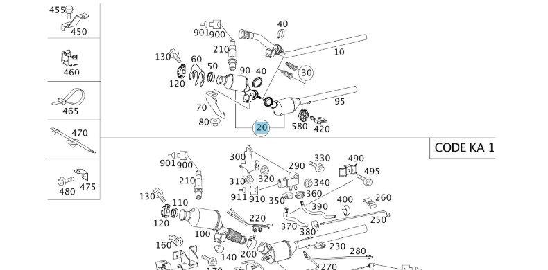 A6394900081 MERCEDES W639 VITO DIESEL FRONT CATALYTIC CONVERTER DINEX 56304 NEW