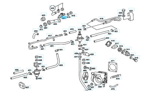 A0000783523 MERCEDES 110 114 INJECTION NOZZLE GENUINE NEW