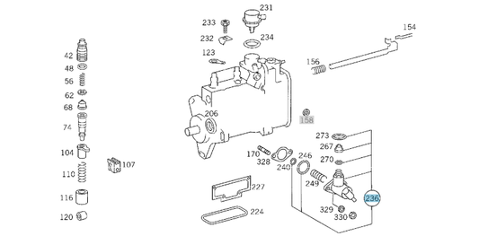 A0000902650 MERCEDES 601 602 603 616 662 FUEL PUMP PARTS KIT GENUINE NEW