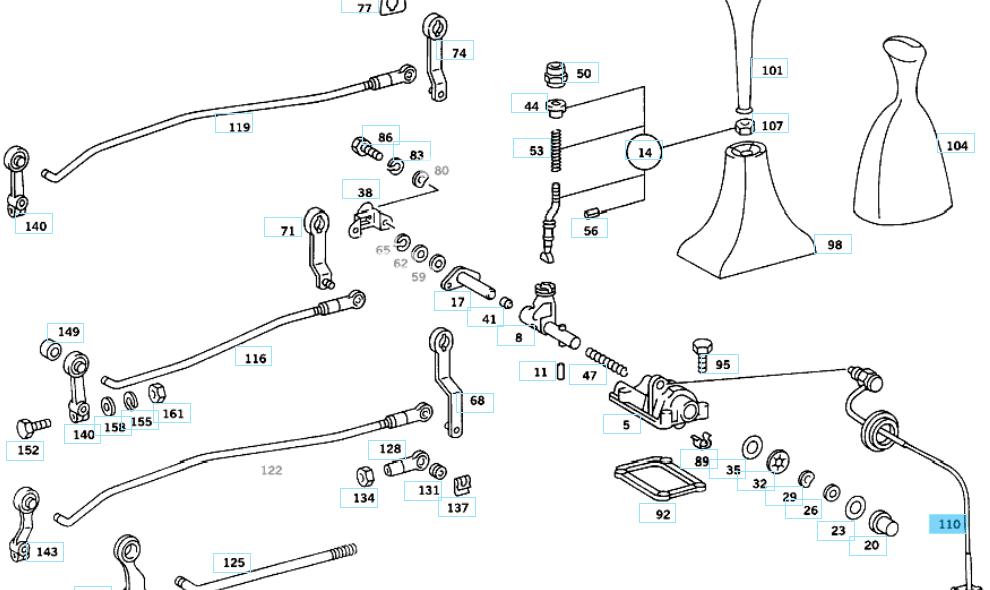 A0005452406 MERCEDES 107 108 109 111 114 116 SWITCH GENUINE NEW