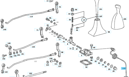 A0005452406 MERCEDES 107 108 109 111 114 116 SWITCH GENUINE NEW