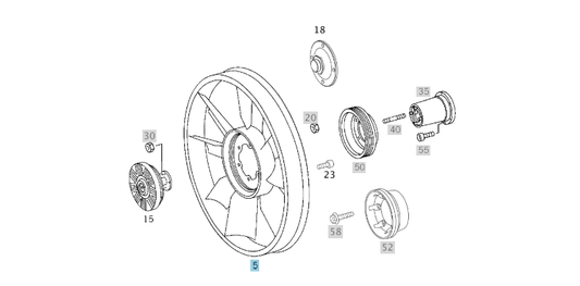A0009060922 MERCEDES W204 C205 W212 W213 ALTERNATOR BOSCH 0 125 711 099 NEW