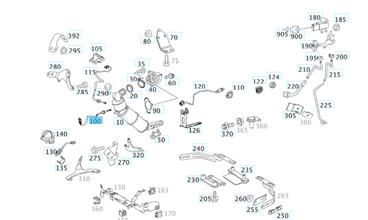A0019053000 MERCEDES 221 TEMPERATURE SENSOR GENUINE NEW