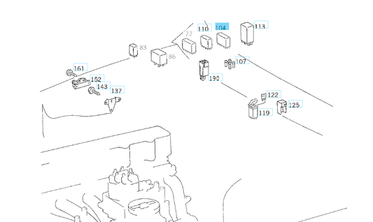 A0075459632 MERCEDES W124 463 CONTROL UNIT GENUINE NEW