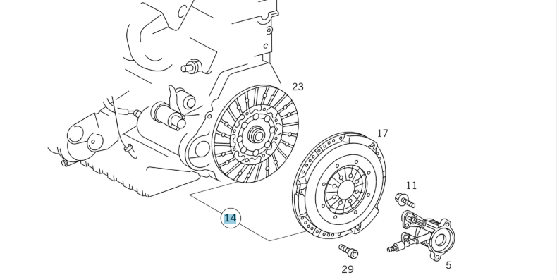 A0192502201 80 MERCEDES VITO CLUTCH KIT GENUINE NEW