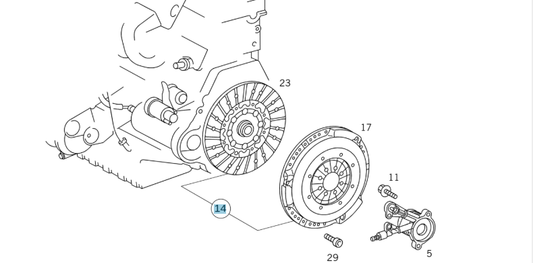 A0192502201 80 MERCEDES VITO CLUTCH KIT GENUINE NEW