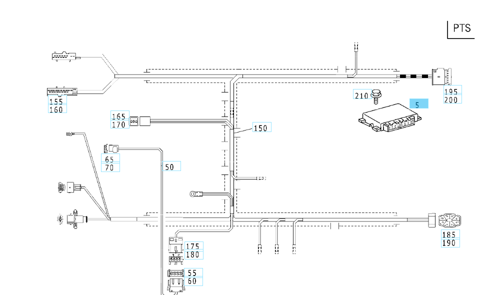 A0265450932 MERCEDES W210 PARKTRONIC CONTROL UNIT GENUINE NEW