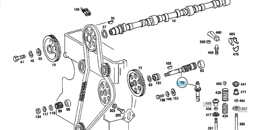 A1300500306 MERCEDES M129 130 615 616 617 621 INTERMEDIATE SHAFT GENUINE NEW