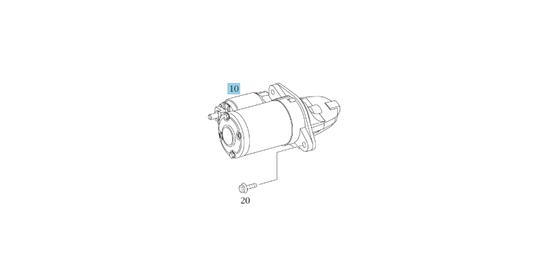 A1351510101 SMART 454 FORFOUR STARTER HELLA 8EA 738 258-341 NEW
