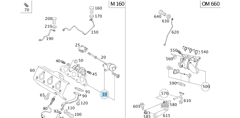 A1600960699 SMART TURBOCHARGER GENUINE NEW