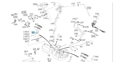 A2114705894 MERCEDES FUEL DELIVERY MODULE GENUINE NEW