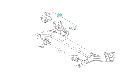 A4543500135 MERCEDES 454 TS WHEEL BEARING GENUINE NEW