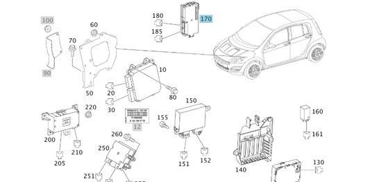 A4548202826 SMART 454 ALARM SYSTEM SAM CONTROL ELECTRONICS GENUINE NEW