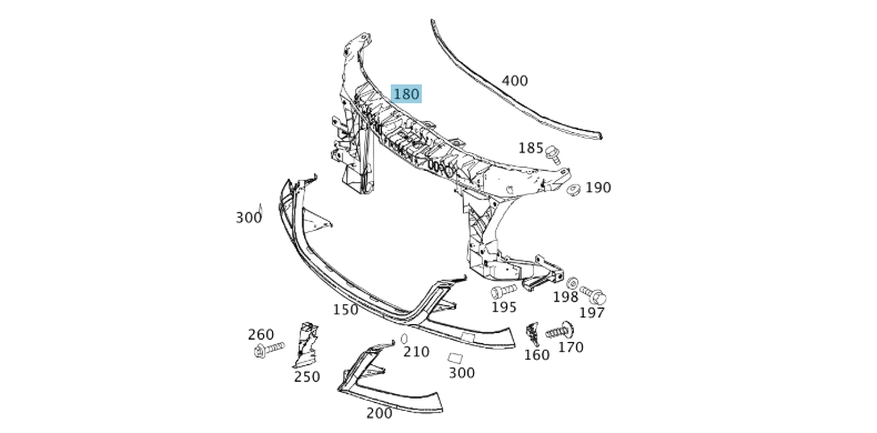 A9068800403 MERCEDES 906 CARRIER GENUINE NEW